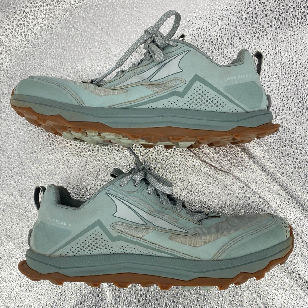 Altar Lone Peak 5 Womens Size 8.5 Trail Running Shoe Sneakers Zero Drop Blue